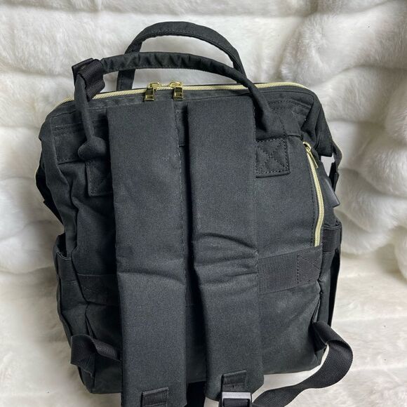 NWT lovevook black  canvas laptop backpack with USB port fit up to 17” l… - Picture 2 of 9